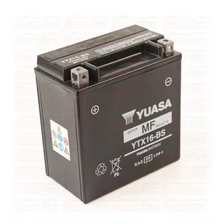 Yuasa Ytx16-bs Batería De Moto Agm 12v 14ah Larga Duración