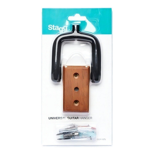 Soporte Stagg Guhwn De Pared Para Guitarra Eléctrica Y Bajo Color Negro