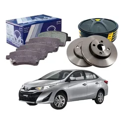  Kit Disco Pastilha Dianteira Yaris Sedan 1.5 2018 A 2022