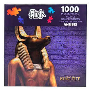 Rompecabezas King Tut Anubis 1000 Piezas Flink Metalizado