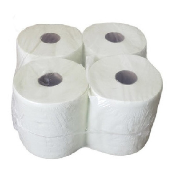 10 Pack 4 Rollos Bobinas Toalla Tissue 20cm X 200mts Blanca
