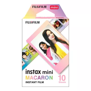 Filme Instax Mini Instantâneo Fujifilm Macaron 10 Fotos 