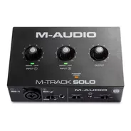 Interface De Audio Usb M-audio M-track Solo Pro Tools