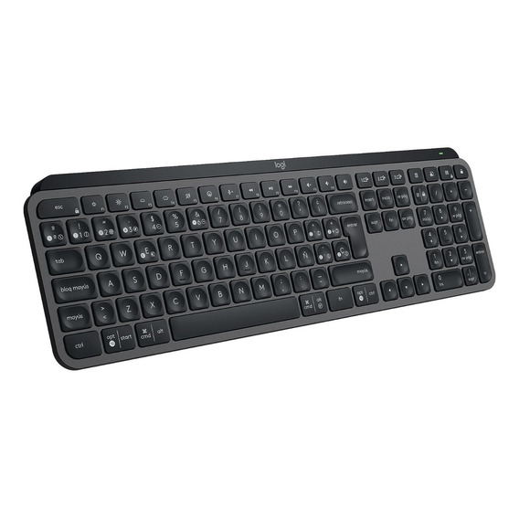 Logitech Mx Keys S, Teclado Recargable / Usuarios Avanzados Teclado Negro Idioma Español