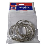 Aros Metálicos Dolphin Para Carpeta 60 Mm Blister X 6 U