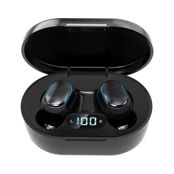 Auriculares In Ear Inalambrico E7s Bluetooth 5.3 Tws Negro