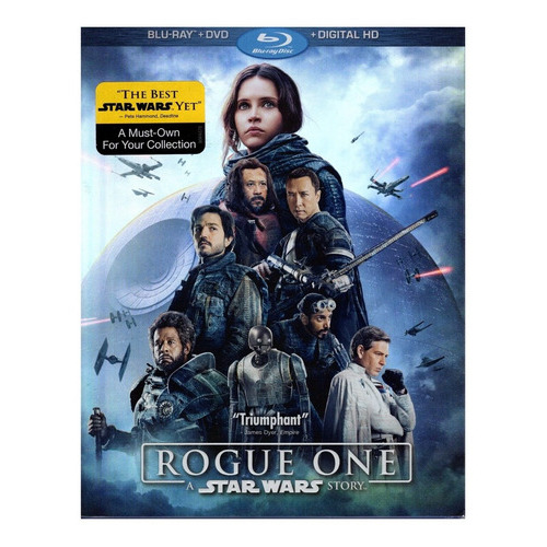 Rogue One Una Historia De Star Wars Pelicula Blu-ray + Dvd