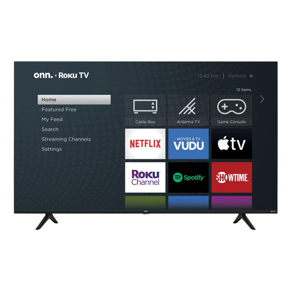 Onn Smart Tv Led Roku De 50  Clase 4k Uhd 100021258