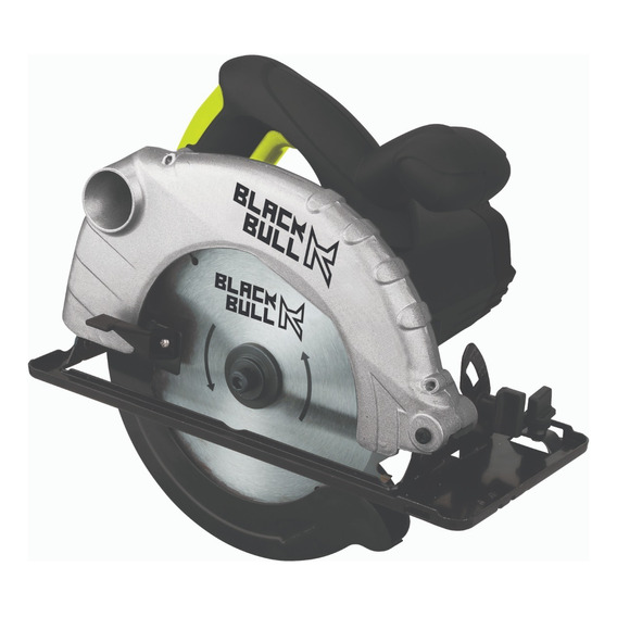 Sierra Circular Profesional 1600w 5000 Rpm 7 1/4 Blackbull Color Negro Frecuencia 60Hz 120V