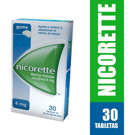 Nicorette 4mg Caja X 30 Tableta Masticables
