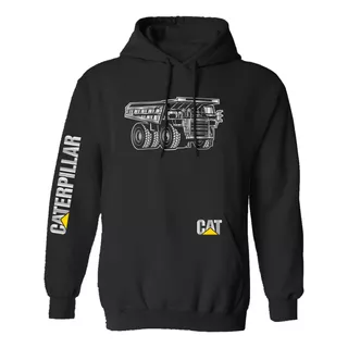 Sudadera Mod Cat Camion De Obras 777 En Vinil 