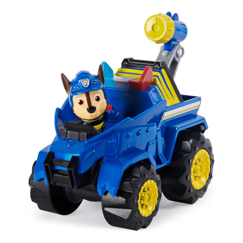 Paw Patrol Dino Vehículo Temático Chase Color Azul