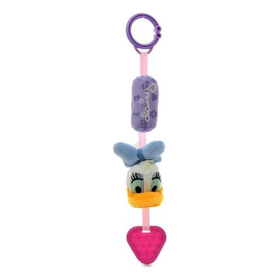 Sonajero Con Mordillo Mickey Y Sus Amigos - Phi Phi Toys Color Violeta Diseño Daisy