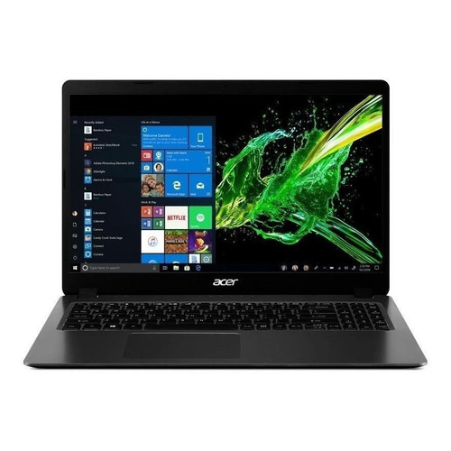 Ultrabook gamer  Acer Aspire 3 A315-56 steel gray 15.6", Intel Core i5 1035G1  8GB de RAM 256GB SSD, Intel UHD Graphics G1 1920x1080px Windows 10 Home