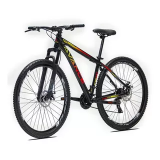 Bicicleta Aro 29 Aluminio Avance Force 24v Freio A Disco Tamanho Do Quadro 17   Cor Vermelho/amarelo