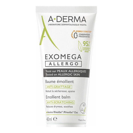 A-derma Exomega Allergo Bálsamo Emoliente X 40ml