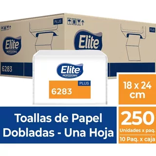 Toalla Intercalada Elite 10 X 250 Unidades 6283