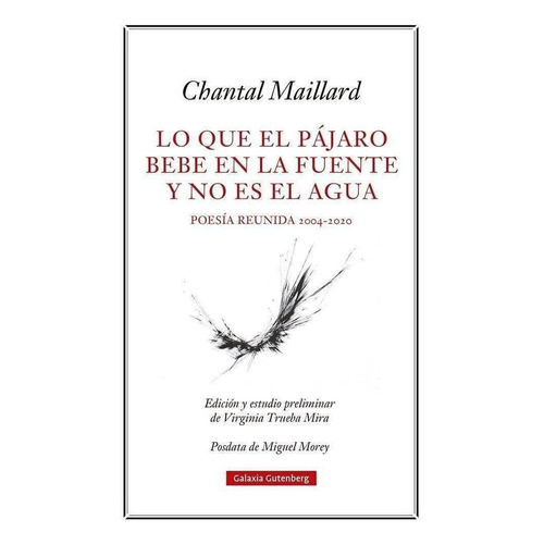 Libro Lo Que El Pajaro Bebe En La Fuente Y No Es El Agua