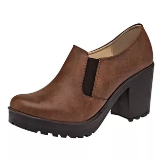 Zapato Casual D.k.ch Rogue 102 Color Cafe Mujer Tx5