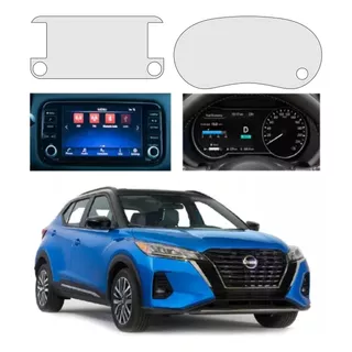 Mica Proteccion  Pantalla Y Tacometro Nissan Kicks 2021 2023