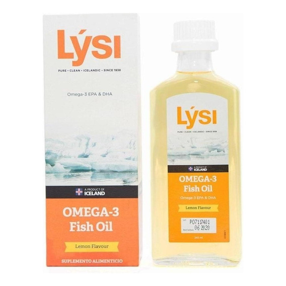 Lysi Aceite De Pescado Omega 3 Epa Y Dha 240 Ml