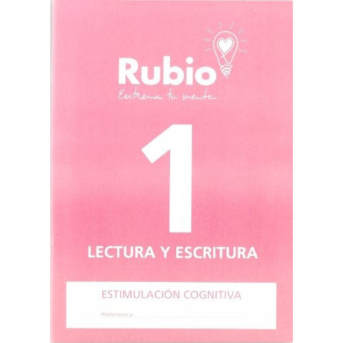 Lectura Y Escritura 1. Estimulación Cognitiva, De Vv.aa.. Editorial Rubio, Tapa Tapa Blanda En Español