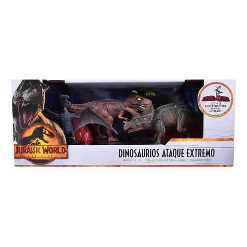 Dinosaurios Ataque Extremo X 3 Jurassic World