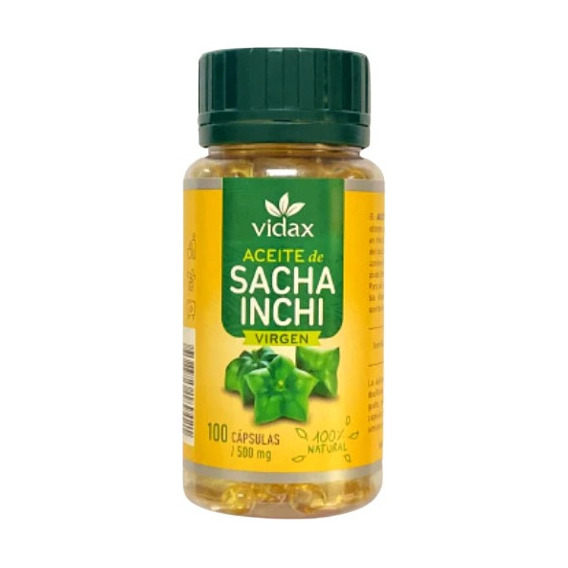 Sacha Inchi & Chia 500mg Regula Presión Arterial 100capsulas