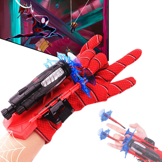 Guantes De Spiderman Para Niños Juguetes Plástico Lanzador