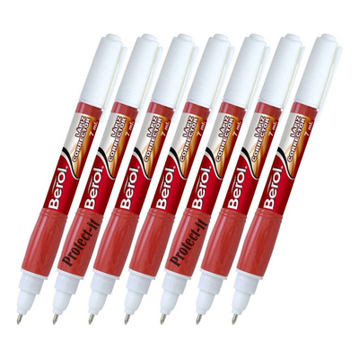 7 Plumas Correctoras Berol Tipo Lapiz Liquido 7ml Cada Uno