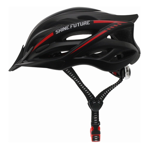 Casco De Bicicleta De Montaña Casco De Bicicleta Mtb Color Rojo Talla L 58-61cm