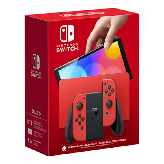 Consola Nintendo Switch Oled Mario Red Color Rojo Ade Ramos