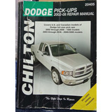 Libro Manual Reparacion De Carro Dodge Pick Up Cod7123 Asch