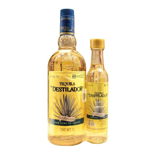 Tequila Destilador 1 Lt + Pacha 250 Ml