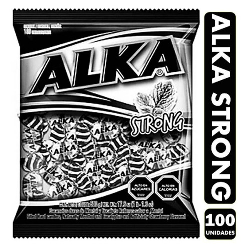 Caramelos Alka Strong (bolsa De 100 Unidades)