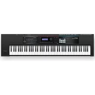 Teclado Sintetizador Roland Juno Ds88 + Base Para Teclado Color Negro