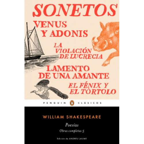Poesías. Obra Completa 5, De  William Shakespeare. Editorial Penguin Random House, Tapa Blanda, Edición 2016 En Español