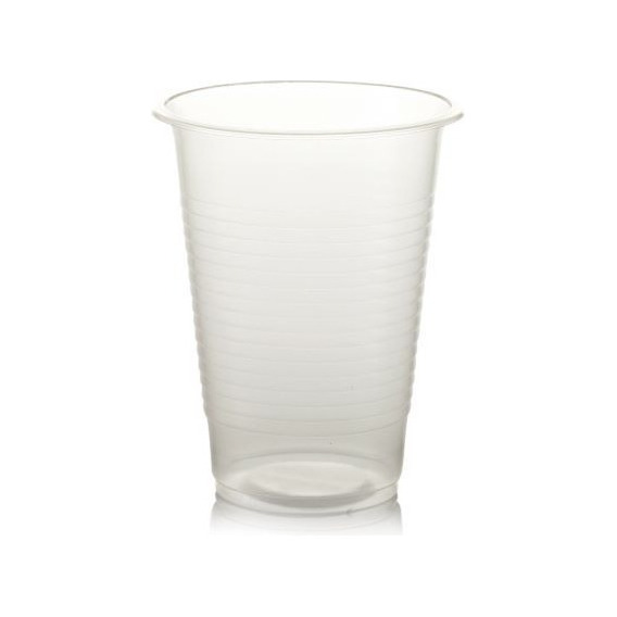 100 Vaso Plástico Transparente Pequeño De 200 Cc/6.5 Oz.