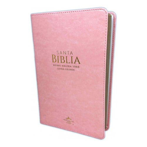 Biblia Rvr1960 Manual Letra Grande Rosa, De Reina Valera 1960. Editorial Abba, Tapa Blanda En Español
