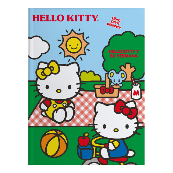 Libro Para Colorear Hello Kitty 16 Páginas