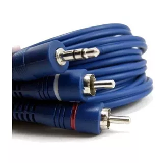 Cable De Audio Miniplug 3,5 A 2 Rca 2m Alta Calidad Esdj