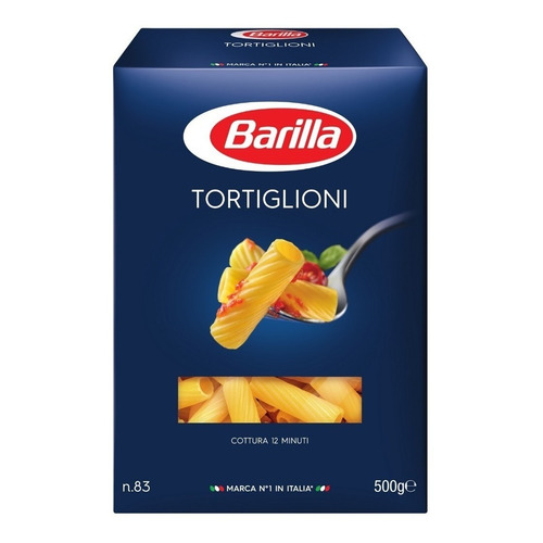 Fideos Italianos Pasta Barilla - Tortiglioni 500g
