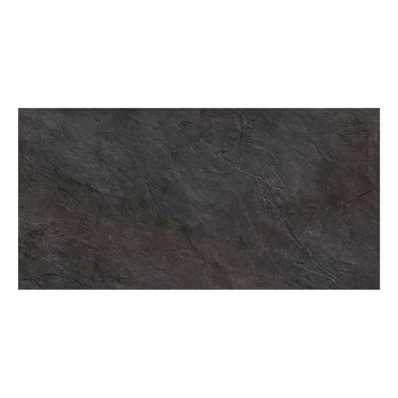 Porcelanato De Piso Y Pared De 60x120 Ardosia Natural Negra