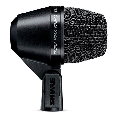 Microfono Dinamico Cardioide Para Bombo Shure Pga52 Color Negro