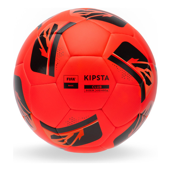 Balón De Fútbol Fifa Basic Talla 5 Nieve Niebla Rojo Kipsta