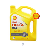 Aceite De Motor Shell Helix Hx5 15w40 - Mineral X 4 Litros