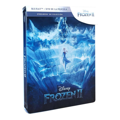 Pelicula Frozen 2 Steel Book Bluray + Dvd Español Latino