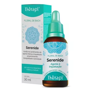 Floral De Bach Thérapi Serenide 30ml Sabor Neutro