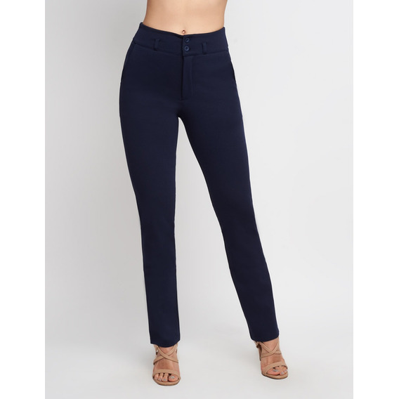 Pantalon Tiro Alto Formal Para Mujer Varios Colores Devendi