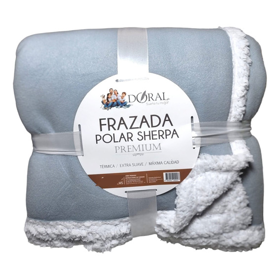 Frazada Polar Sherpa Premium 2 Plazas Doral